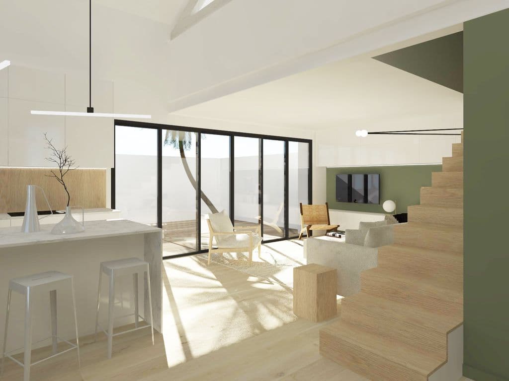 projet avec baie vitree avec 6 vantaux coulissants en aluminium noir brosse.jpg